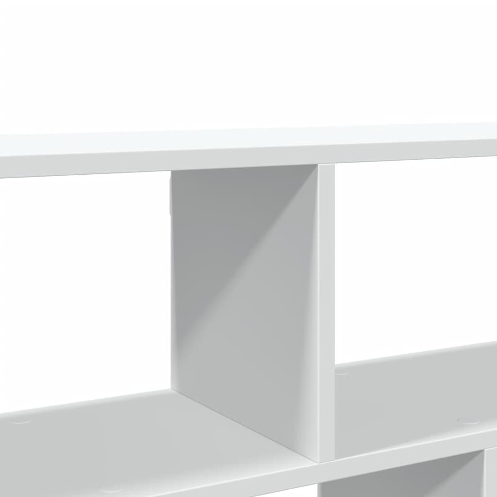 væghylde 100x25x50 cm konstrueret træ hvid