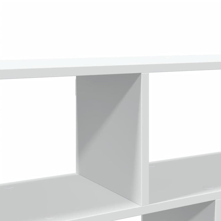 væghylde 100x25x50 cm konstrueret træ hvid