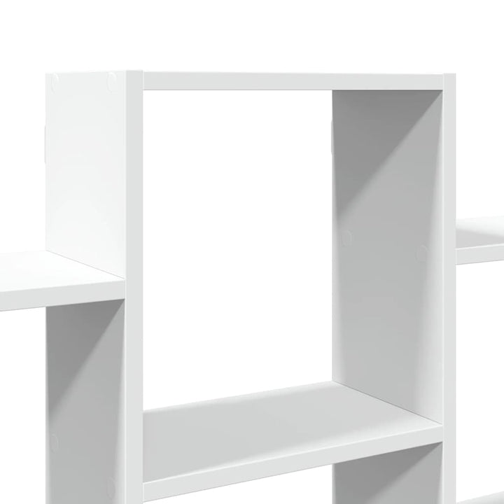 væghylde 159x18x66 cm konstrueret træ hvid