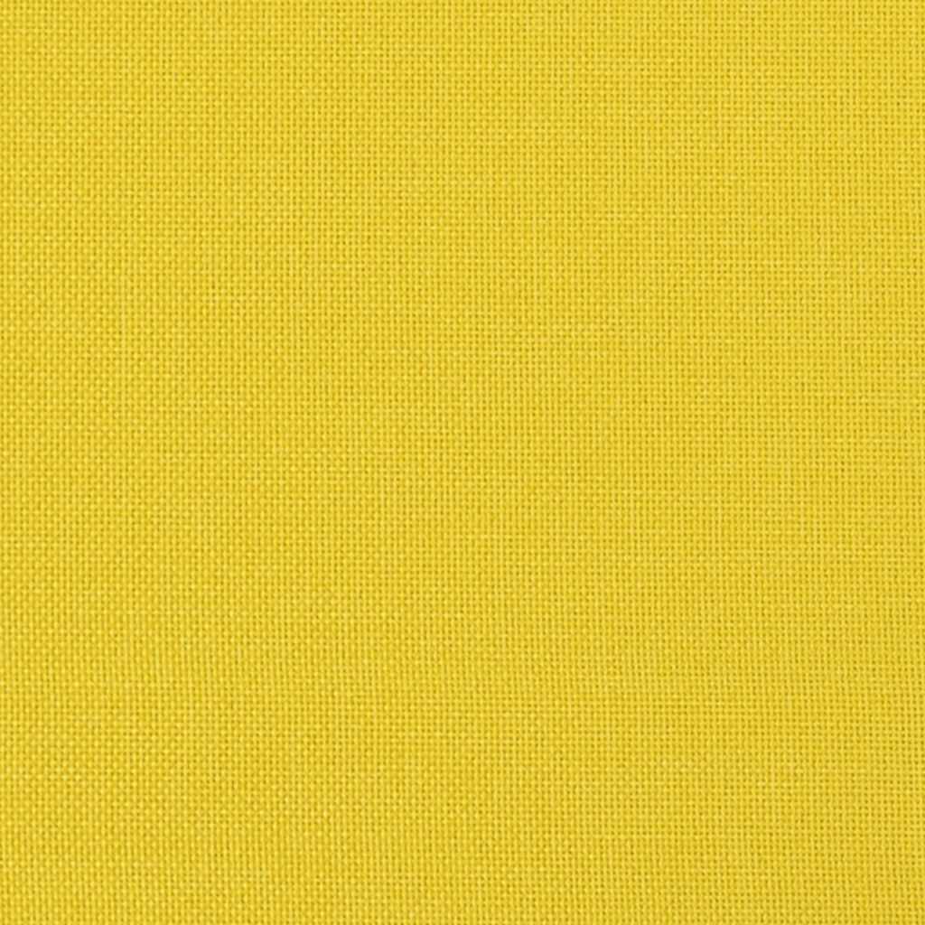 gyngestol med fodskammel stof lysegul