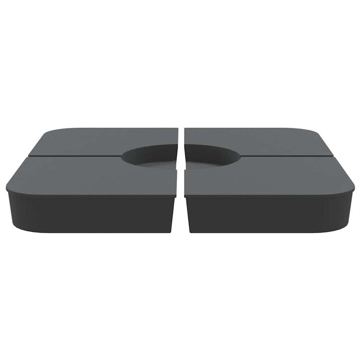 4 dele parasolbund til parasolfod 100 kg PP