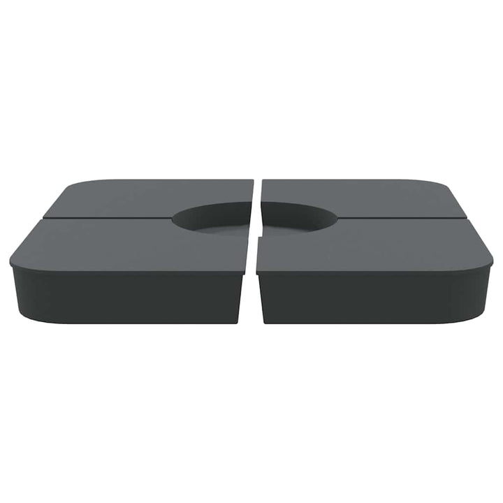 4 dele parasolbund til parasolfod 100 kg PP