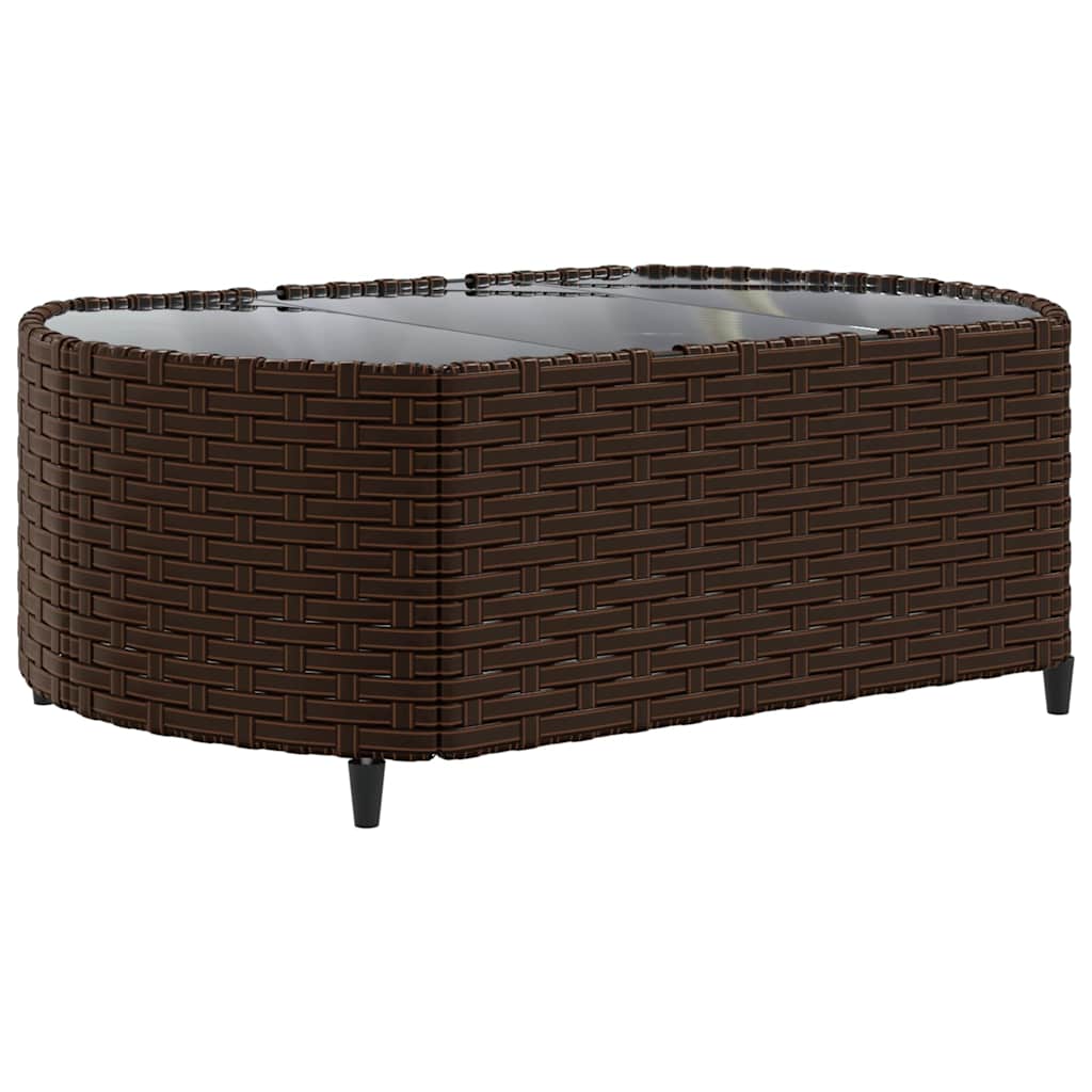 sofasæt til haven 8 dele med hynder polyrattan brun