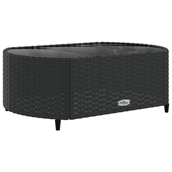 sofasæt til haven 10 dele med hynder polyrattan sort