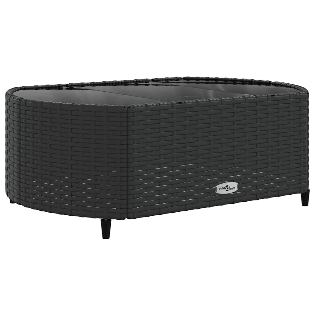 sofasæt til haven 10 dele med hynder polyrattan sort
