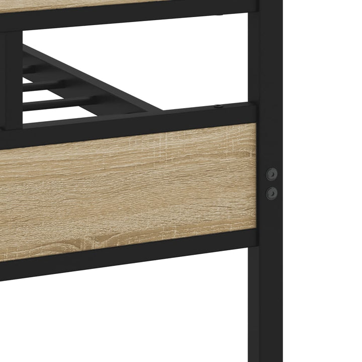 sengeramme uden madras 193x203 cm metal sonoma-eg