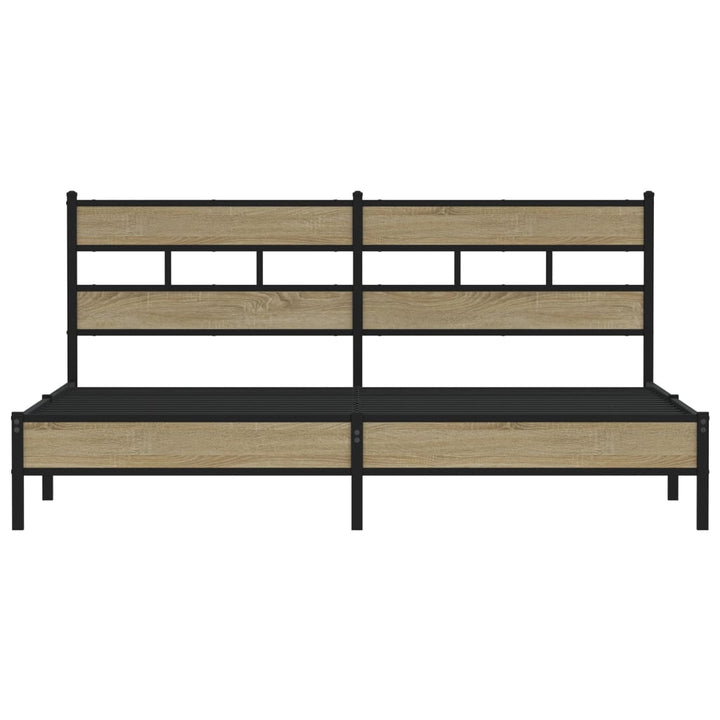 sengeramme uden madras 183x213 cm metal sonoma-eg