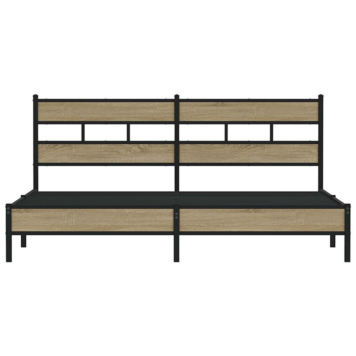 sengeramme uden madras 193x203 cm metal sonoma-eg