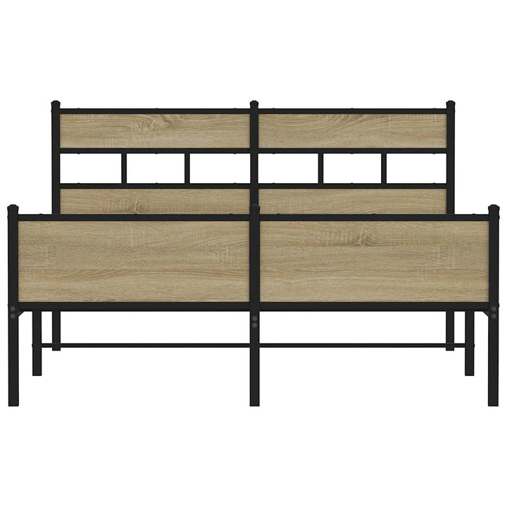 sengeramme uden madras 160x200 cm metal sonoma-eg