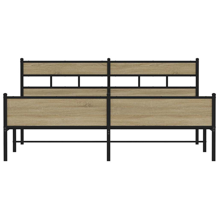 sengeramme uden madras 183x213 cm metal sonoma-eg