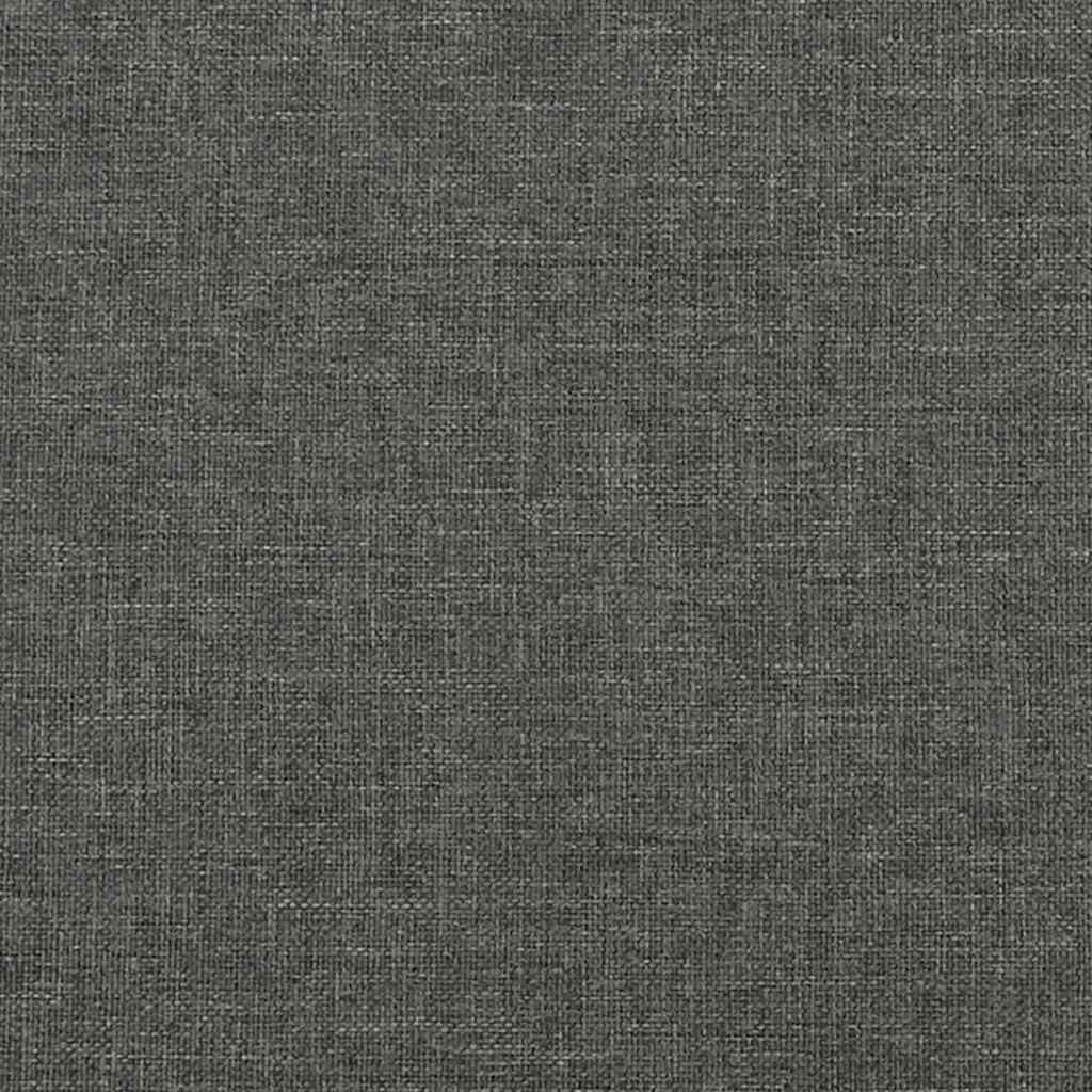 springmadras med pocketfjedre medium 80x160 cm til stof mørkegrå