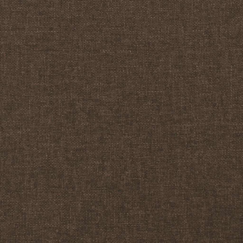 springmadras med pocketfjedre medium 80x160 cm til stof mørkebrun