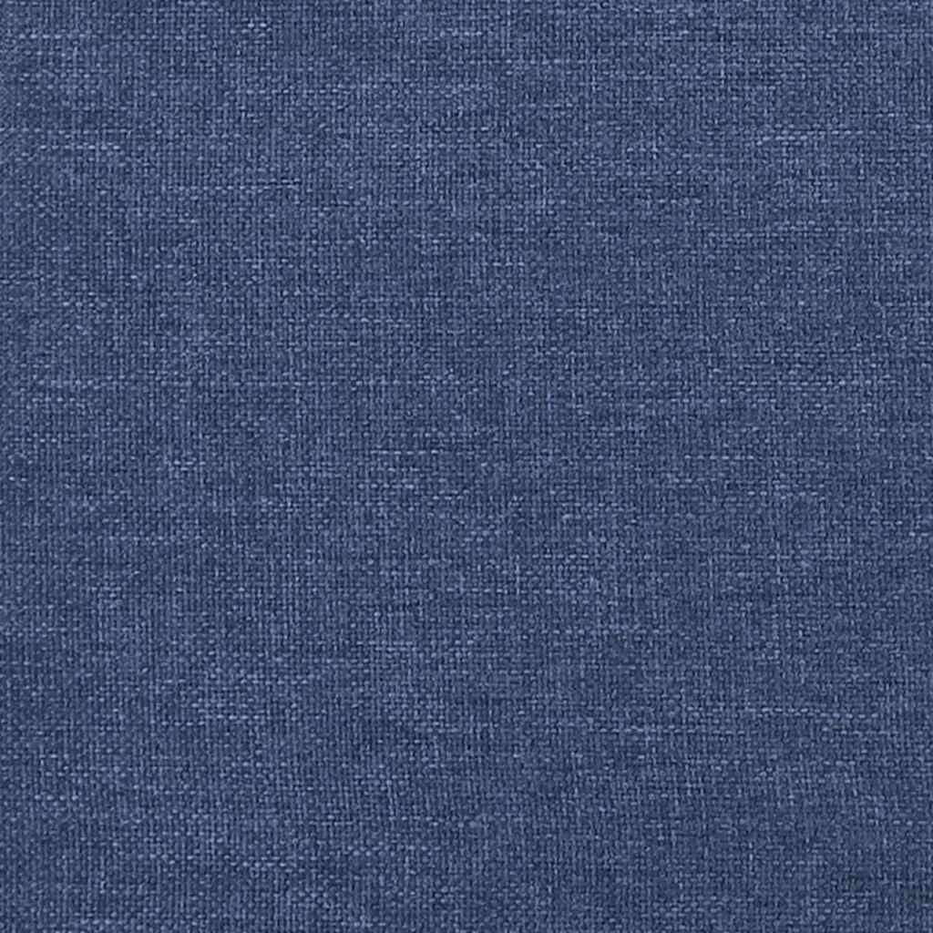 springmadras med pocketfjedre medium 80x160 cm til stof blå
