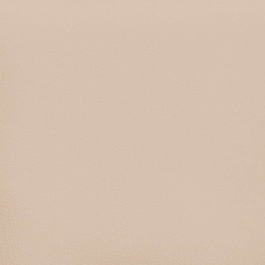 springmadras m. pocketfjedre medium 80x160 cm kunstlæder cappuccino
