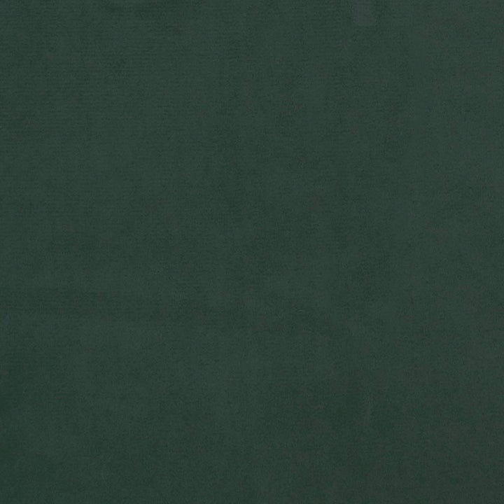 springmadras med pocketfjedre medium 90x210x20 cm fløjl mørkegrøn