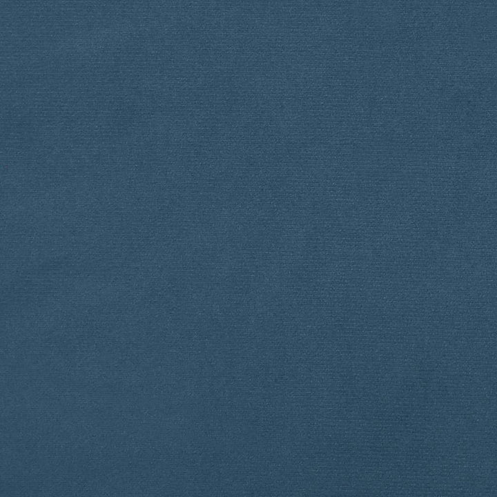springmadras med pocketfjedre medium 160x210x20 cm fløjl mørkeblå
