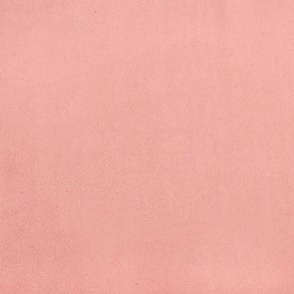 springmadras med pocketfjedre medium 160x210x20 cm fløjl pink