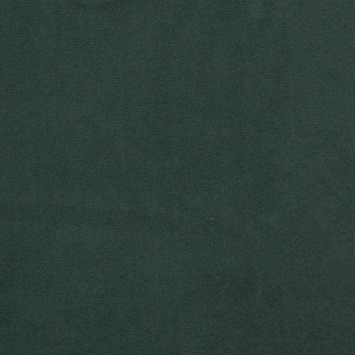 springmadras med pocketfjedre medium 120x220x20 cm fløjl mørkegrøn