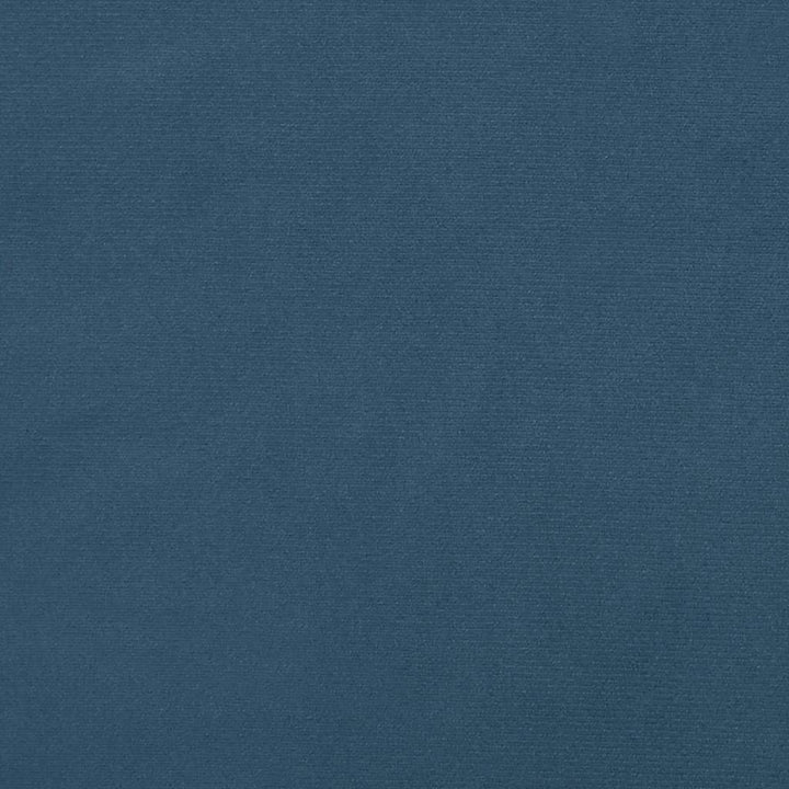 springmadras med pocketfjedre medium 160x220x20 cm fløjl mørkeblå