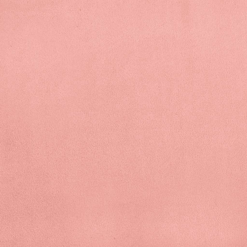 springmadras med pocketfjedre medium 160x220x20 cm fløjl pink