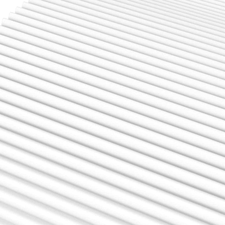 skummadras 80x210 cm hårdhed H2 H3 hvid