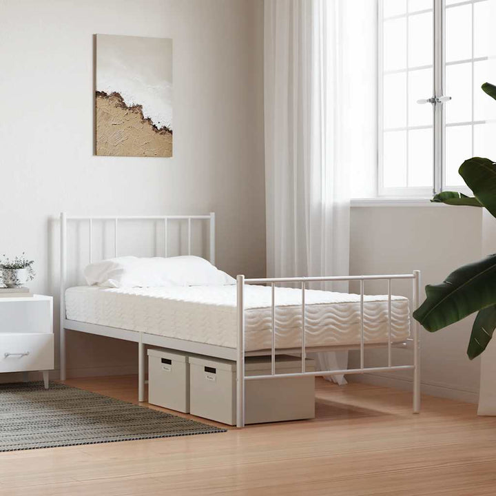 skummadras 80x220 cm hårdhed H2 H3 hvid