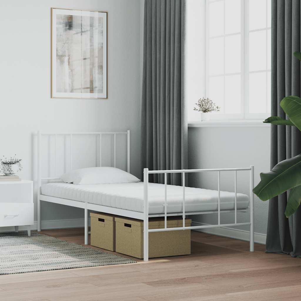 skummadras 90x210 cm 7 zoner hårdhed 20 ILD hvid