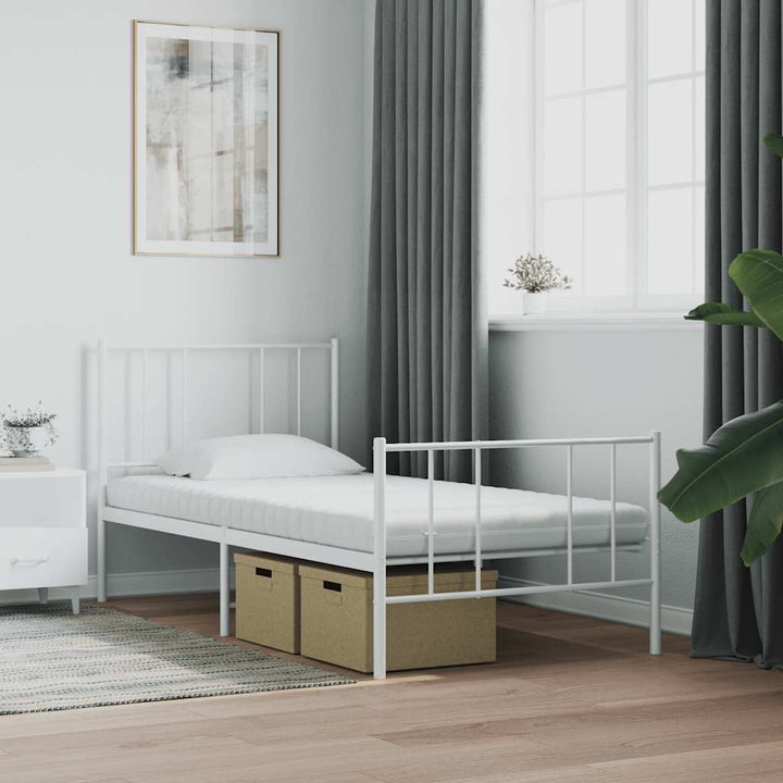 skummadras 90x210 cm 7 zoner hårdhed 20 ILD hvid