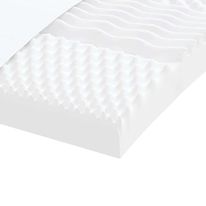 skummadras 100x210 cm 7 zoner hårdhed 20 ILD hvid