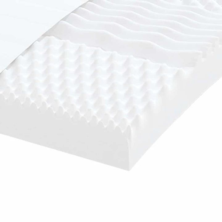 skummadras 140x210 cm 7 zoner hårdhed 20 ILD hvid