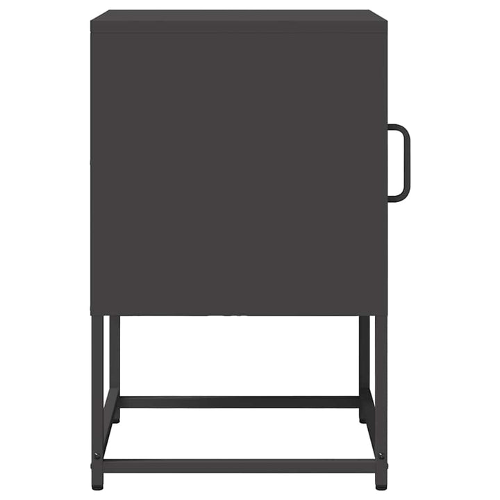sengebord 36x39x60,5 cm koldvalset stål sort