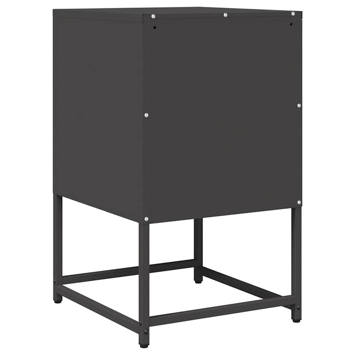 sengebord 36x39x60,5 cm koldvalset stål sort