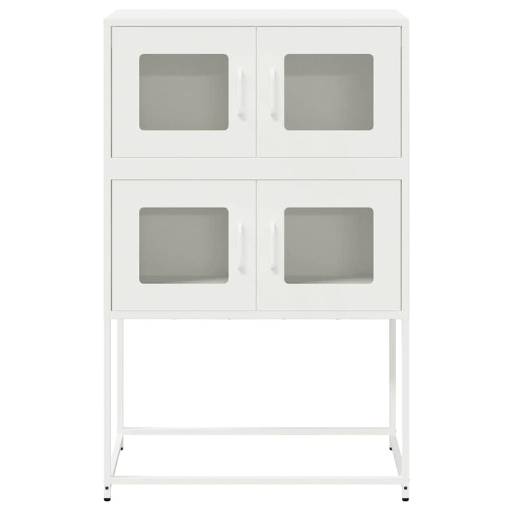 højskab 68x39x107 cm stål hvid