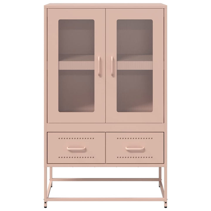 skab 68x39x111,5 cm stål lyserød