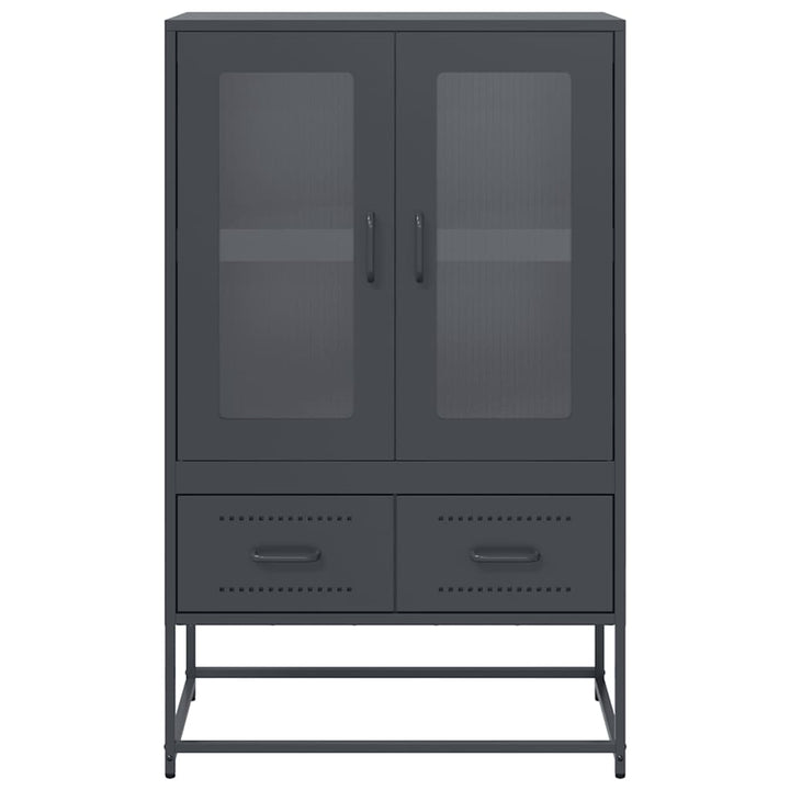 skab 68x39x111,5 cm stål antracitgrå