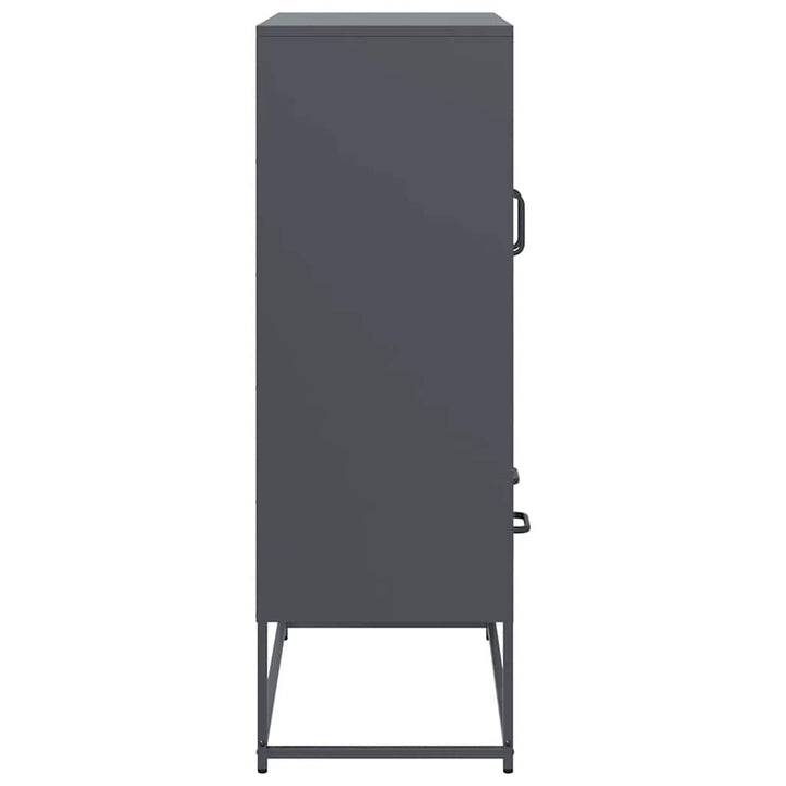 skab 68x39x111,5 cm stål antracitgrå