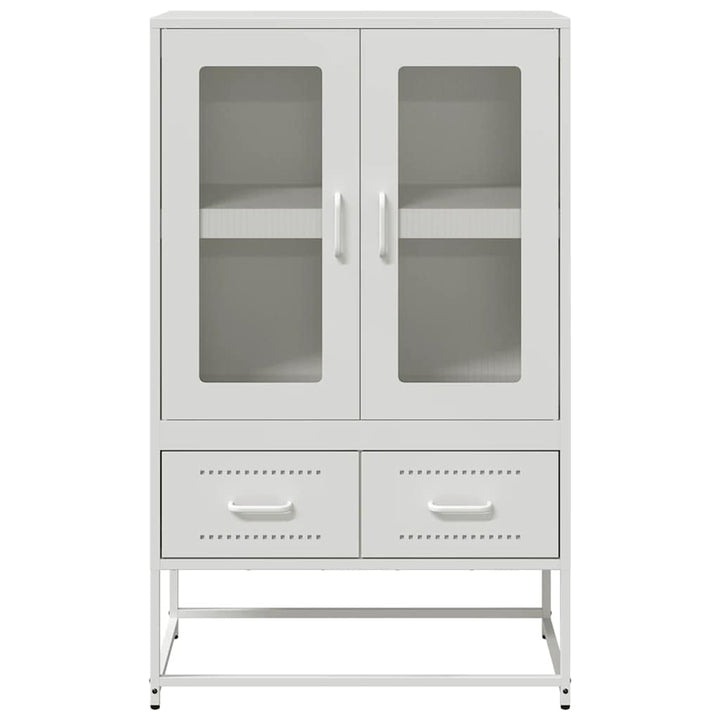 skab 68x39x111,5 cm stål hvid