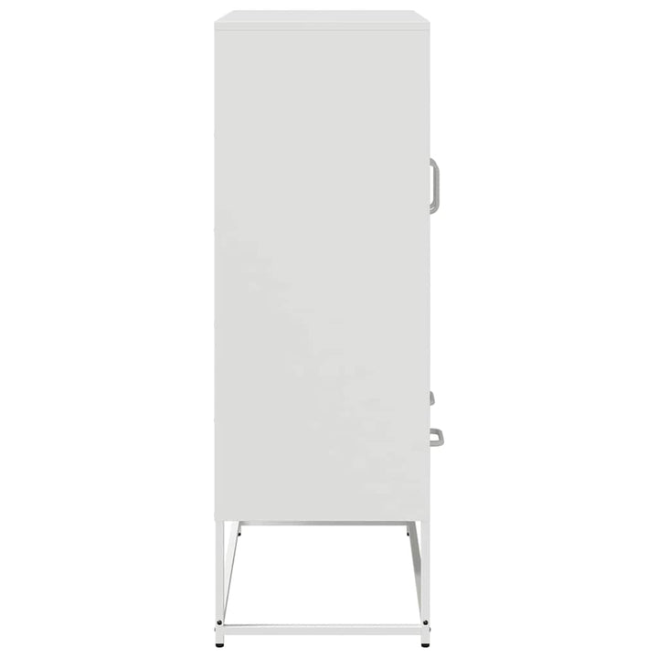 skab 68x39x111,5 cm stål hvid