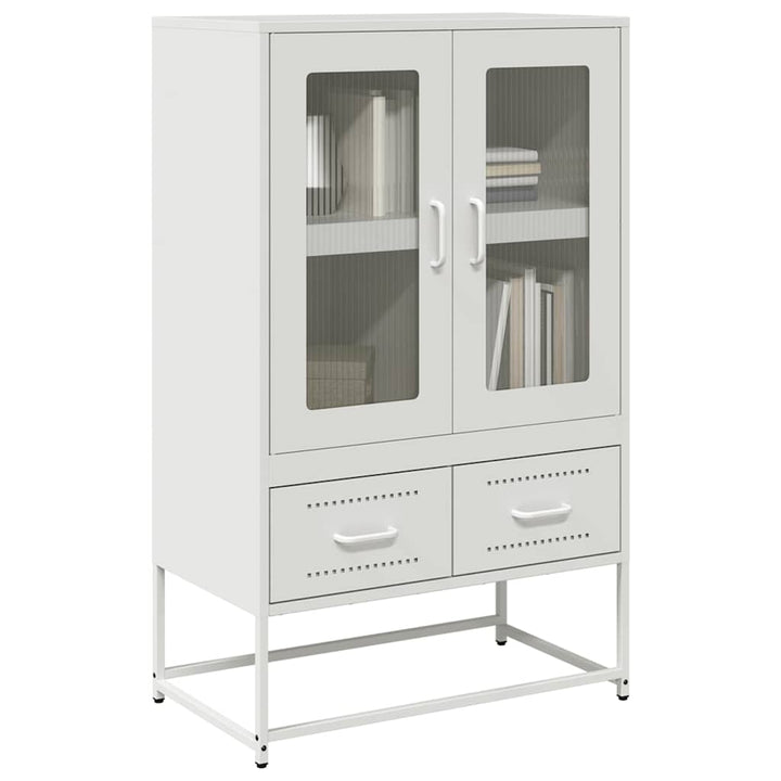 skab 68x39x111,5 cm stål hvid