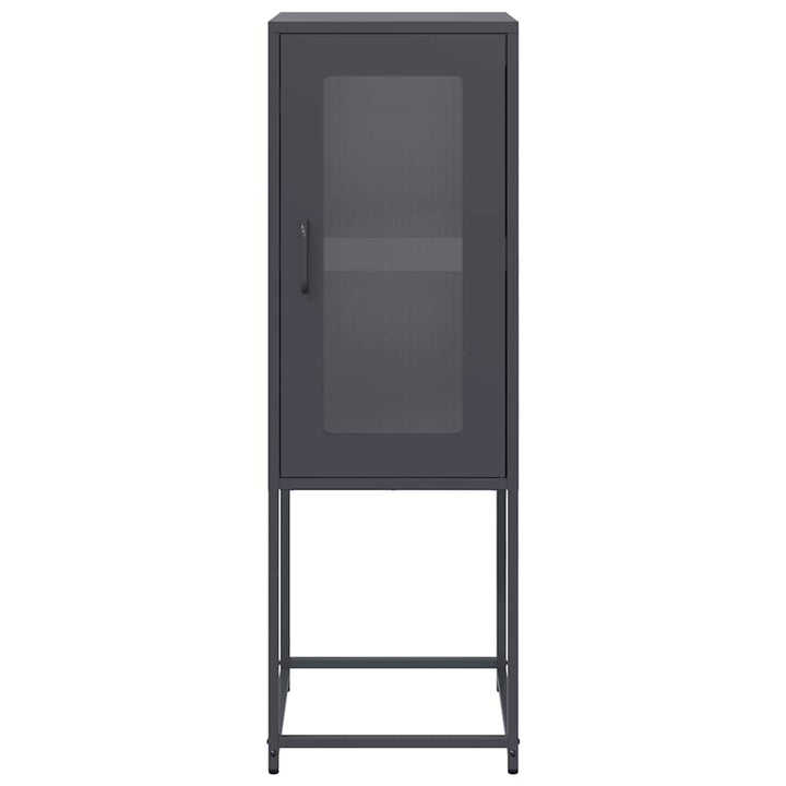 skænk 36x39x107 cm koldvalset stål antracitgrå