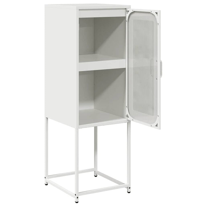skænk 36x39x107 cm koldvalset stål hvid