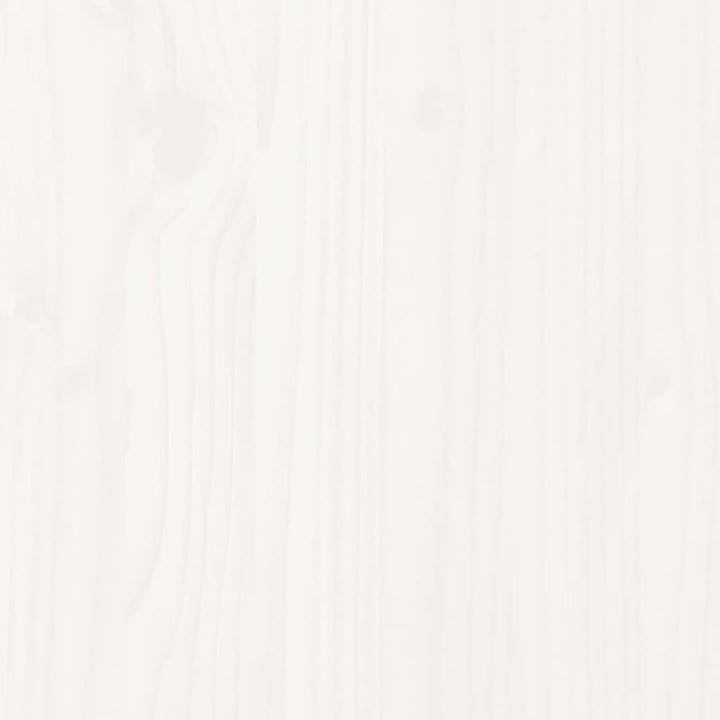 køjeseng 75x190 cm massivt fyrretræ hvid