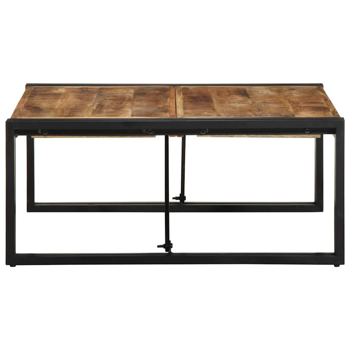 sofabord 80x80x35 cm massivt ru mangotræ