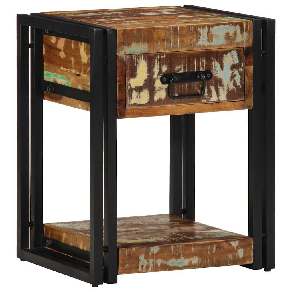 Natskab 2 pcs Flerfarvet 40 x 35 x 50 cm Solid genbrugs træ