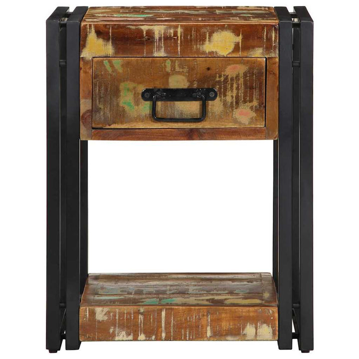 Natskab 2 pcs Flerfarvet 40 x 35 x 50 cm Solid genbrugs træ