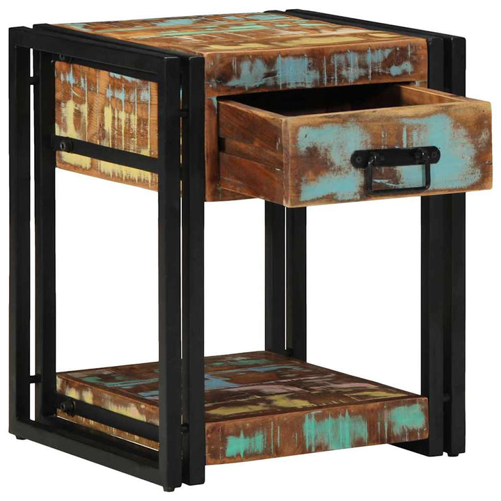 Natskab Flerfarvet 40 x 40 x 50 cm Solid genbrugs træ