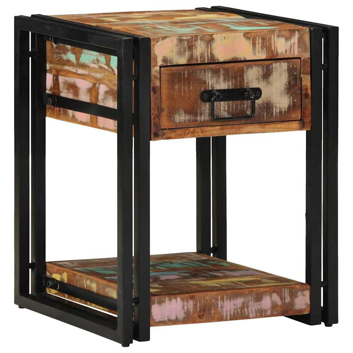Natskab 2 pcs Flerfarvet 40 x 40 x 50 cm Solid genbrugs træ