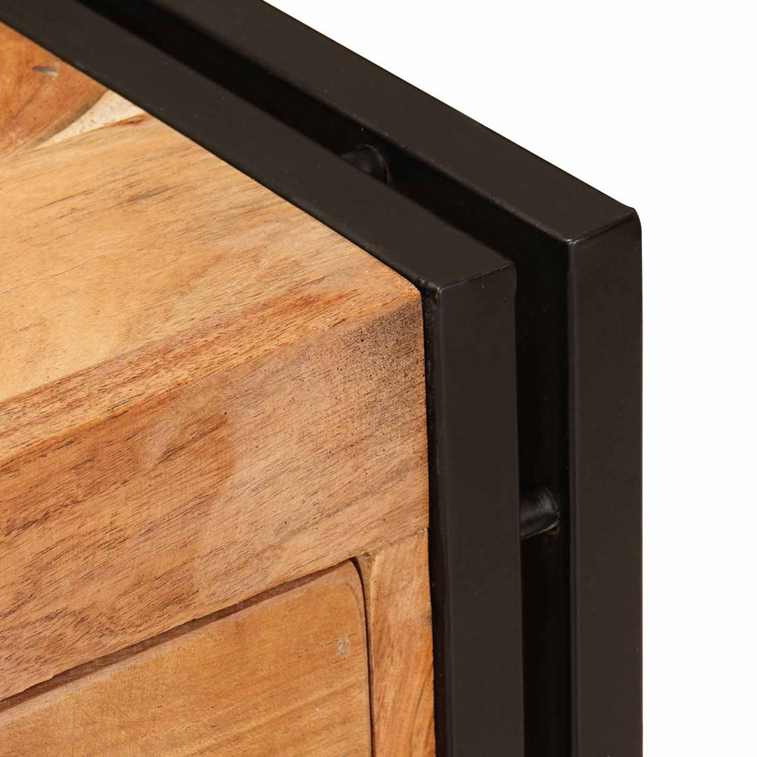 Sideboard med skuffe Brun 66 x 33 x 70 cm Massivt Akacietræ