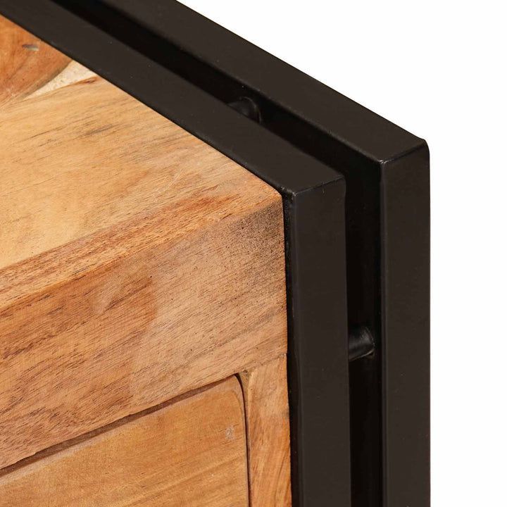 Sideboard med skuffe Brun 66 x 33 x 70 cm Massivt Akacietræ