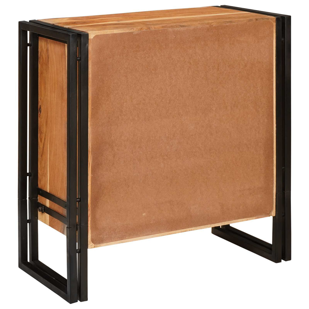 Sideboard med skuffe Brun 66 x 33 x 70 cm Massivt Akacietræ